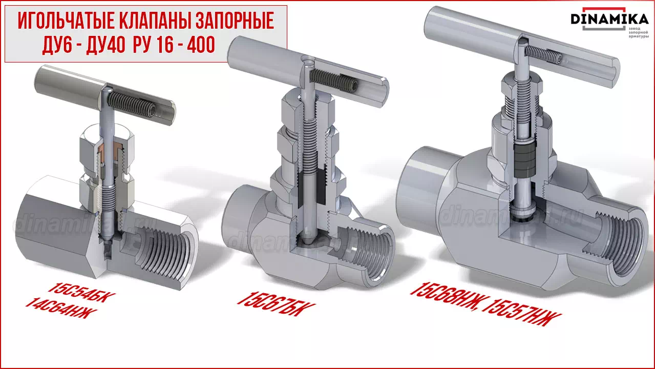 Резьбовые клапаны игольчатые муфтовые в Нижневартовске